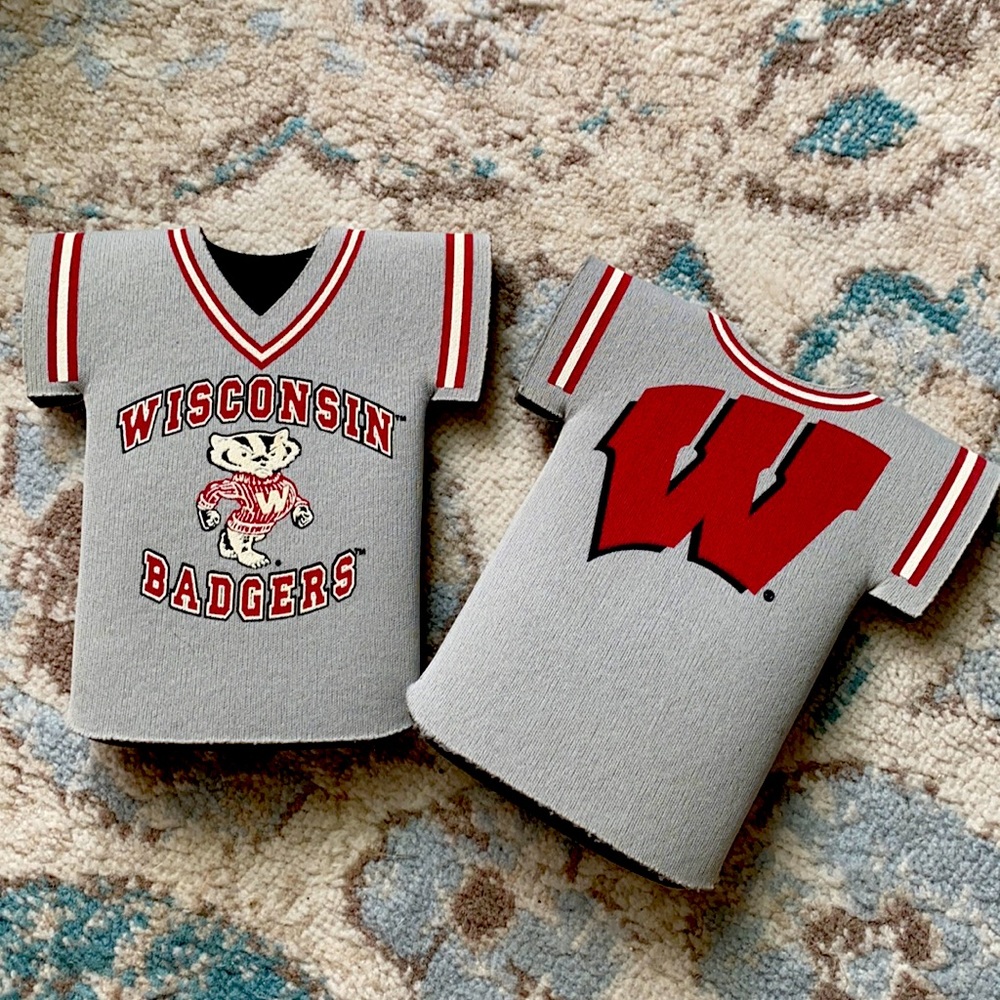 UW MADISON beer coozies. Never used. No flaws.